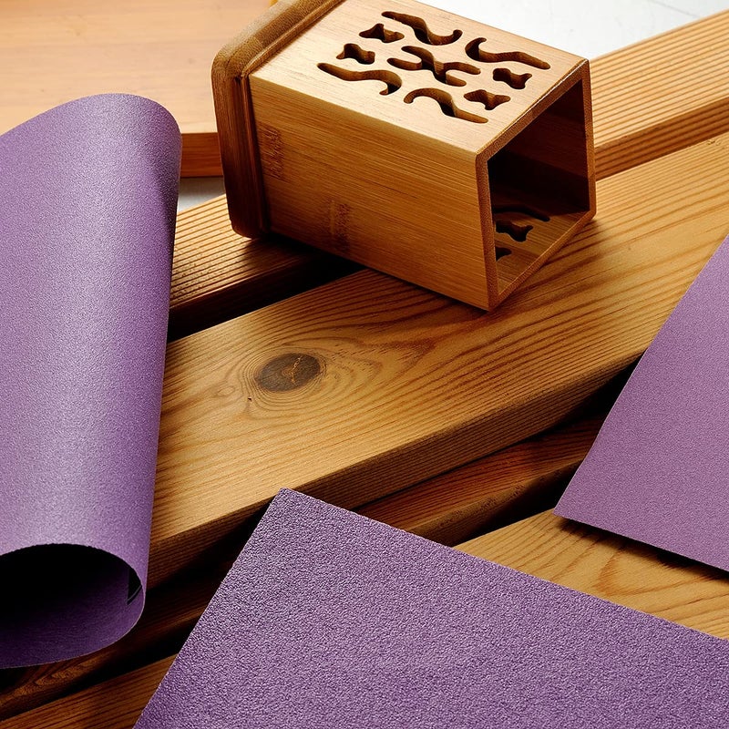 Arilier Sandpaper Assorted Grit 9 x 11 Inch, 5 Each of (800,1000,1500,2000,2500), Wet Dry Sand Paper,White Fused Alumina Abrasive Sanding Sheets for Wood,Metal Sanding,Automotive,Polishing,Purple,25-Pack - Image 4